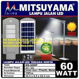 Lampu PJU All in One 60 watt Mitsuyama